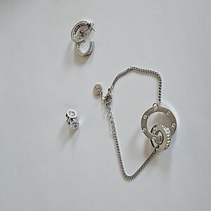 Edblad Bracelet, studs, and hoops